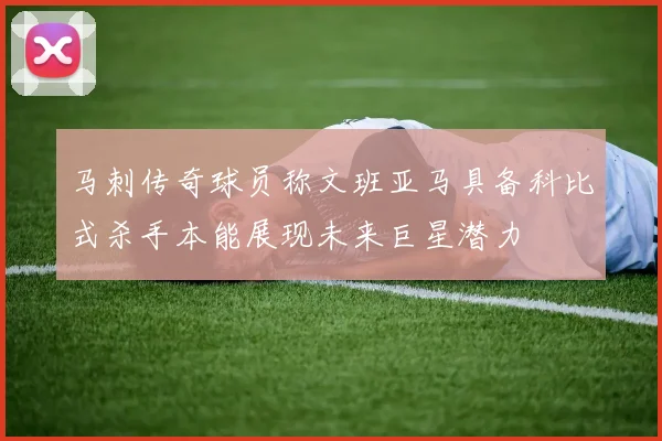 马刺传奇球员称文班亚马具备科比式杀手本能展现未来巨星潜力